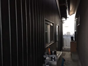 ヘアーサロン鋏竜様　外壁貼替