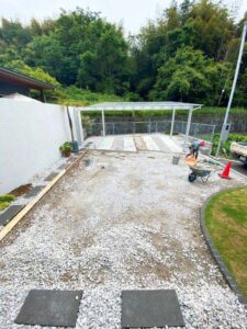 駐車場土間コンクリート工事