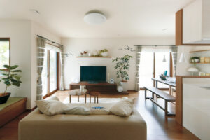 平屋　コミュニケーションリビング