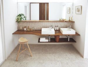 ダブルボウル洗面台